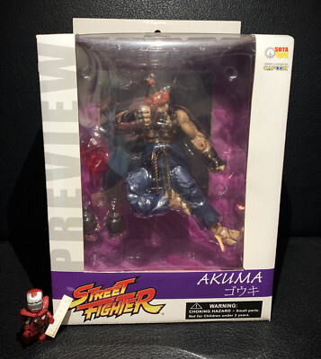 Street Fighter Figur Akuma Serie Preview Sota Toys Capcom Neu OVP MISB RAR