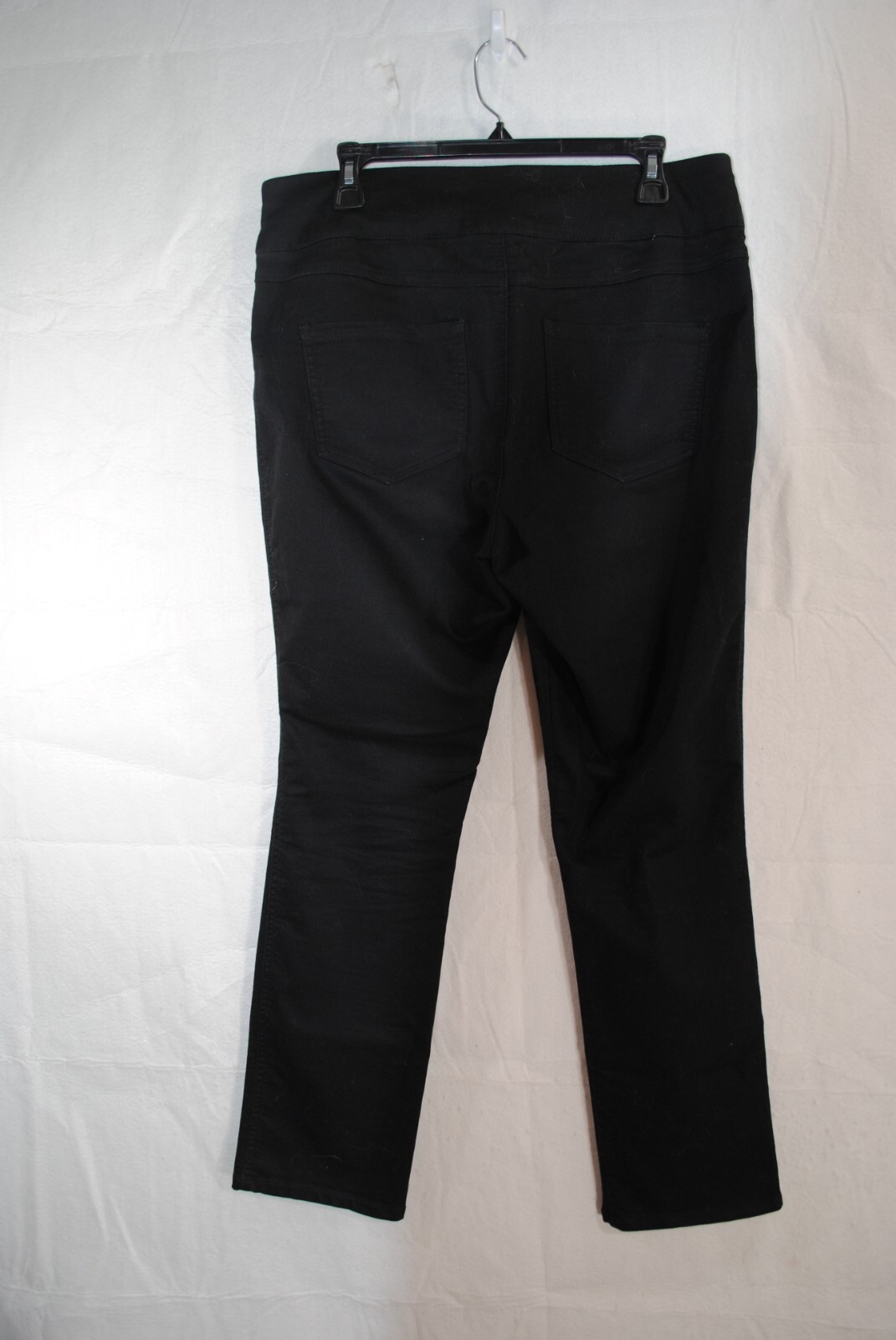 Women's Khakis & Co.Pull On Black Pants Size 12 eBay