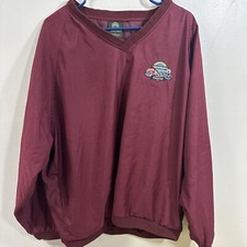 Great Smoky Mountains Railroad Pullover Burgundy Size Large. Vintage.