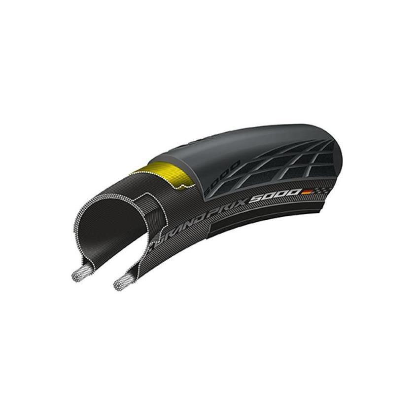 Pneu 700x32 Continental GP 5000 haute performance noir Vectran