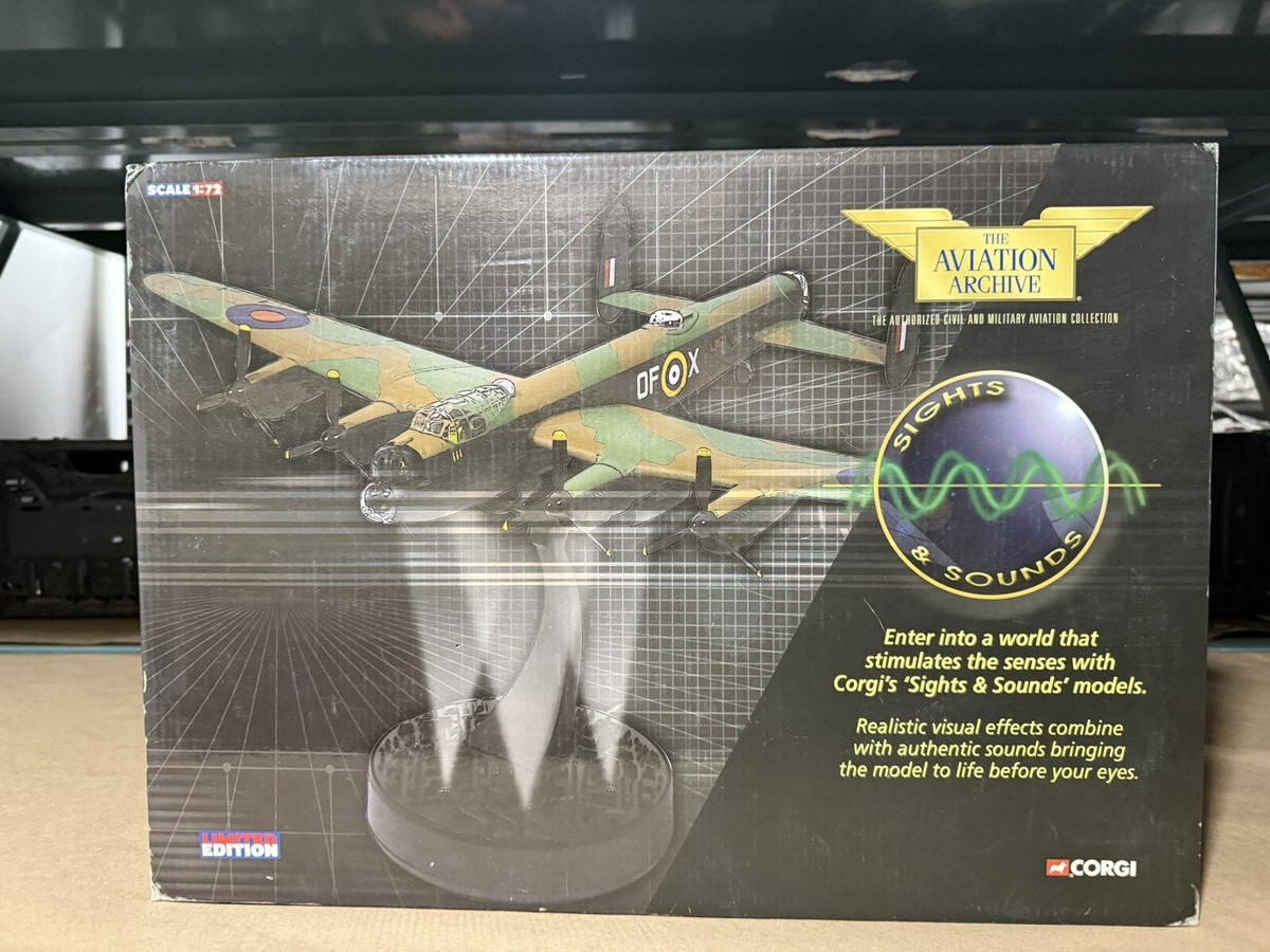 OPEN BOX** CORGI Avro Lancaster B.Mk I RAF No.97 Sqn 1/72 Diecast