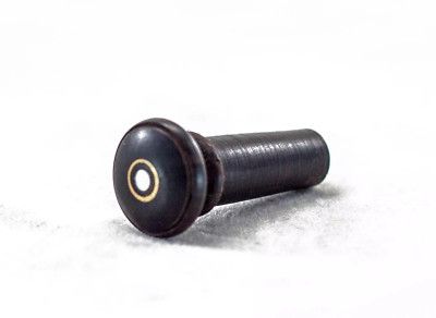 New Ebony Endpin Fiddle for Violin/ Viola Pearl Eye (Diameter 8.88-8.05mm)