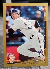 Ehire Adrianza 2014 Topps Update Rookie Gold /2014 #US-105 San Francisco Giants
