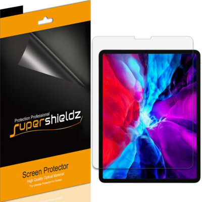 3X Supershieldz Clear Screen Protector for Apple iPad Pro 12.9'' (2018 - 2022)