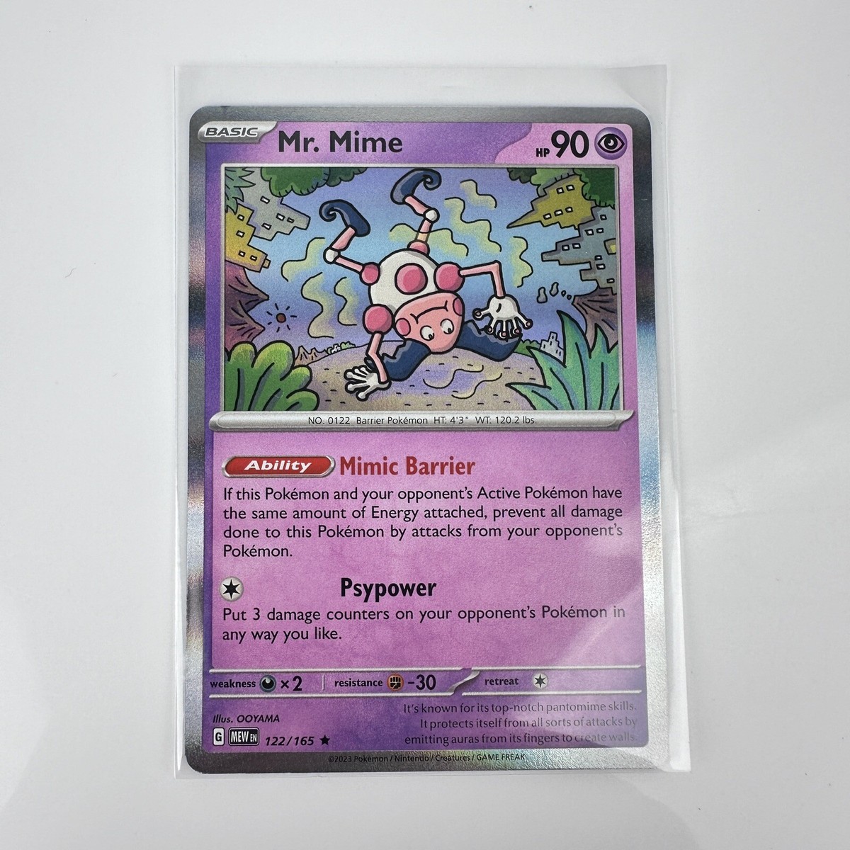 Mr. Mime 122/165 Holo NM Scarlet & Violet 151 Pokémon Card | eBay