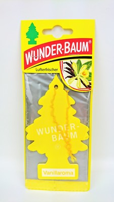 12 x Pack Genuine Miracle Tree 134205 Vanilla Air Freshener Car Fragrance
