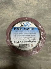 2"x55 Yards Burgundy Red Pro Grade Gaffer Tape Non-Reflective Waterproof