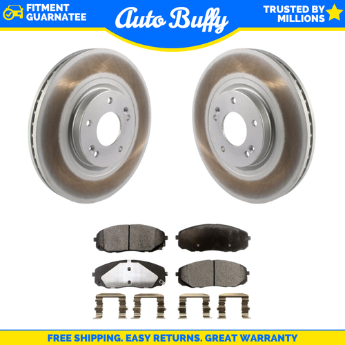 6 Lug Front Rear Brake Kit Front &amp; Rear Brake Rotors Ceramic Pads Kit For Kia Sedona &amp; Hyundai Entourage - 6 Lug Brakes And Calipers