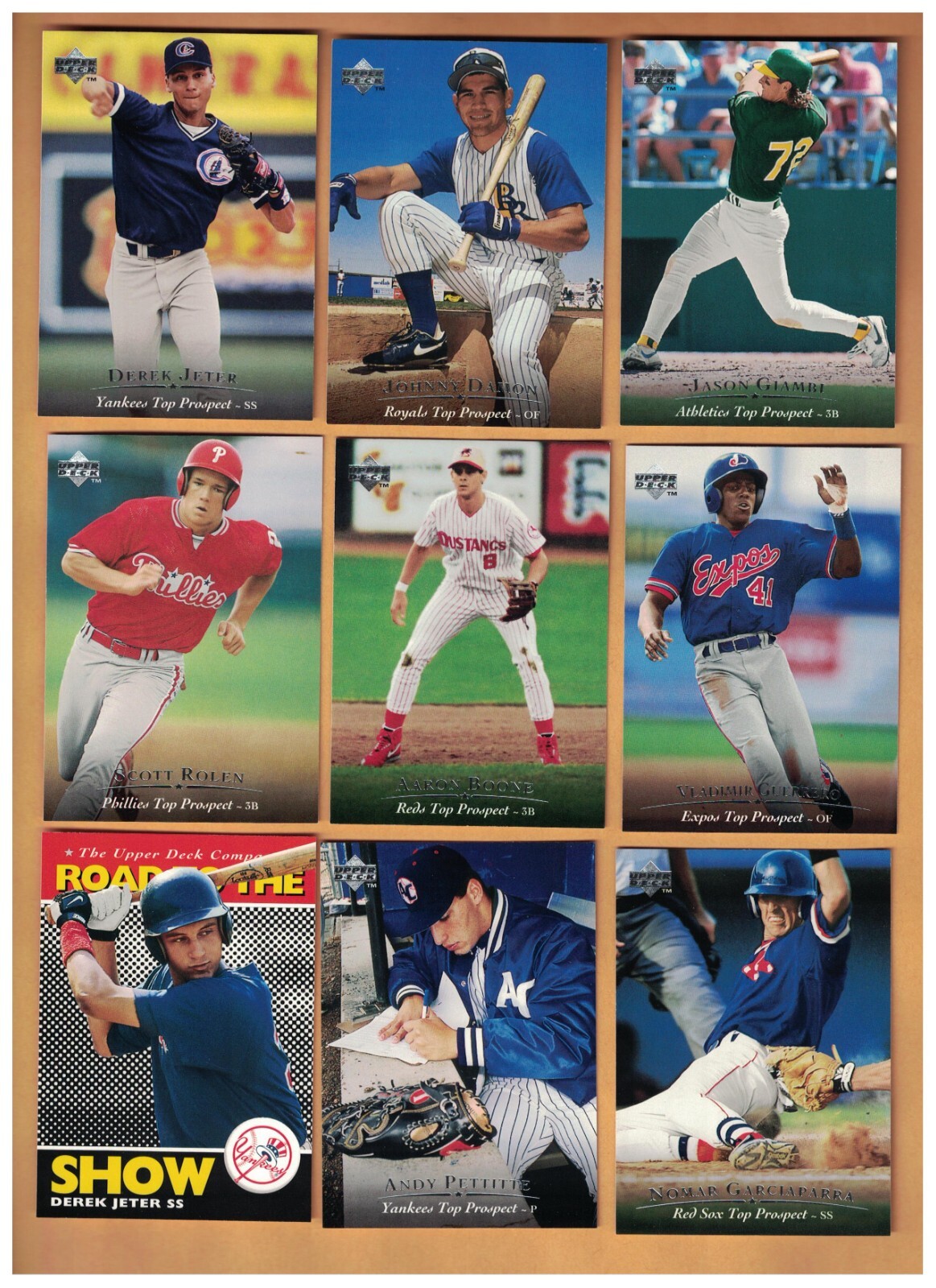 1995 UPPER DECK MINOR LEAGUE COMPLETE 225 CARD SET JORDAN JETER ...