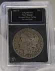 1881 O US Morgan Silver Dollar $1 VG Collectors Slab Bradford