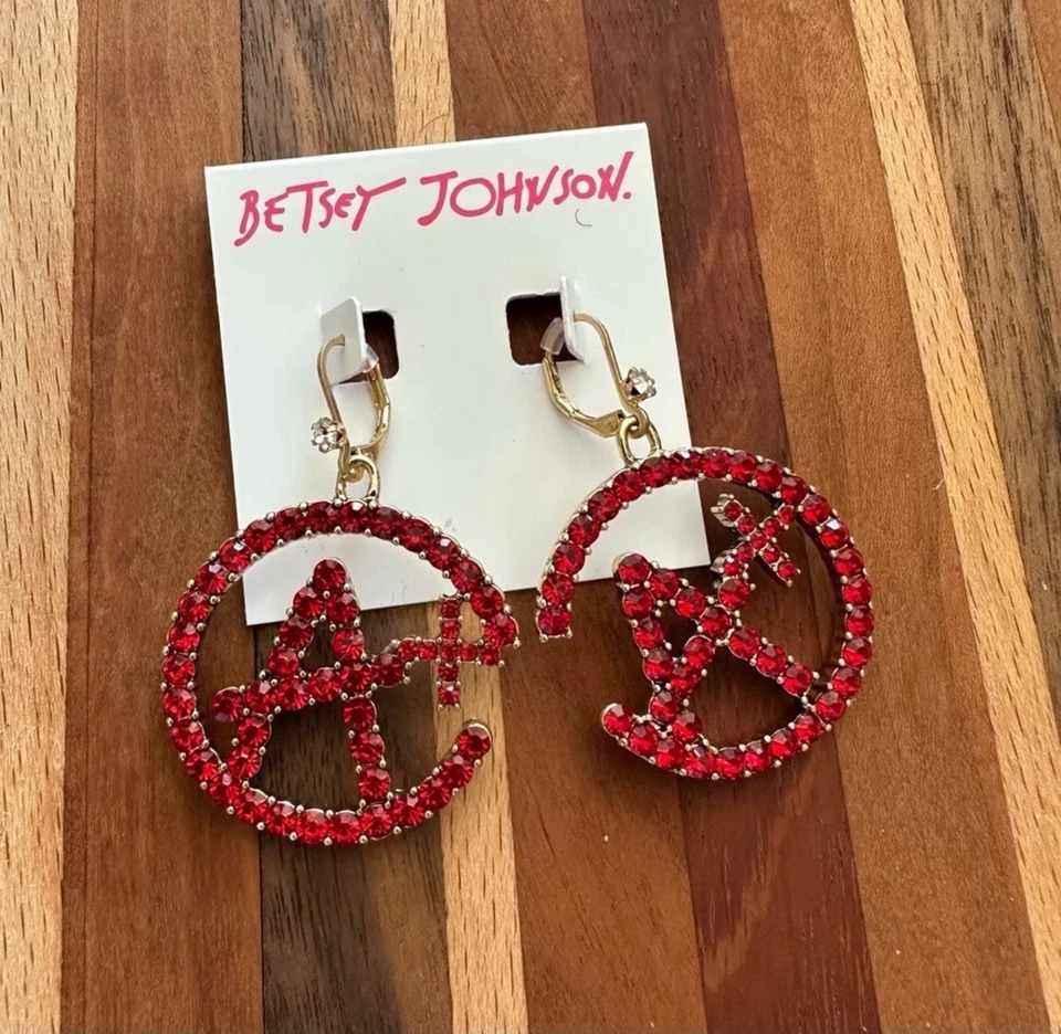Pendientes colgantes Betsey Johnson A+ Foto 2 de 4