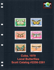 $4.10 Scott Value - 1979 CARIBBEAN Butterflies Tropics scarcer CV MNH NH UMM