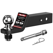 Trailer Hitch Ball Mount with 2-Inch Ball, Fits 2-in Receiver, 7,500 lbs, 2" ...