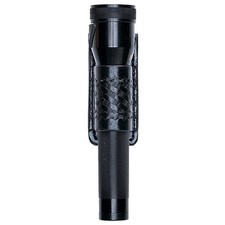 Aker Leather Flashlight Holder Black Plain Stinger A554-BP
