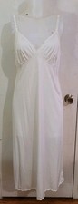 Vintage Shadowline White Full Maxi Slip Size 36 XL Bridal Angel Pin Up Versatile