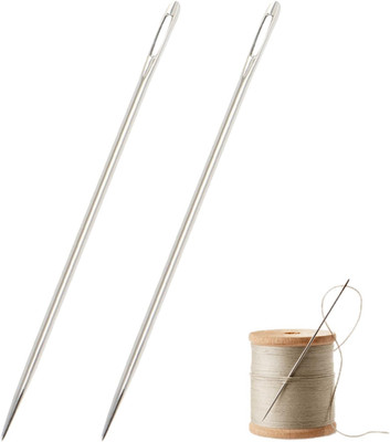 2 Stück Extra Lange Webernadel,Stopfnadel,Nähnadeln,Sticknadeln,Wollnadel zum Ve