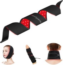 Red Light Therapy Wrap Body 37'' Near Infrared Light Belt Face Knee Ankle 10W