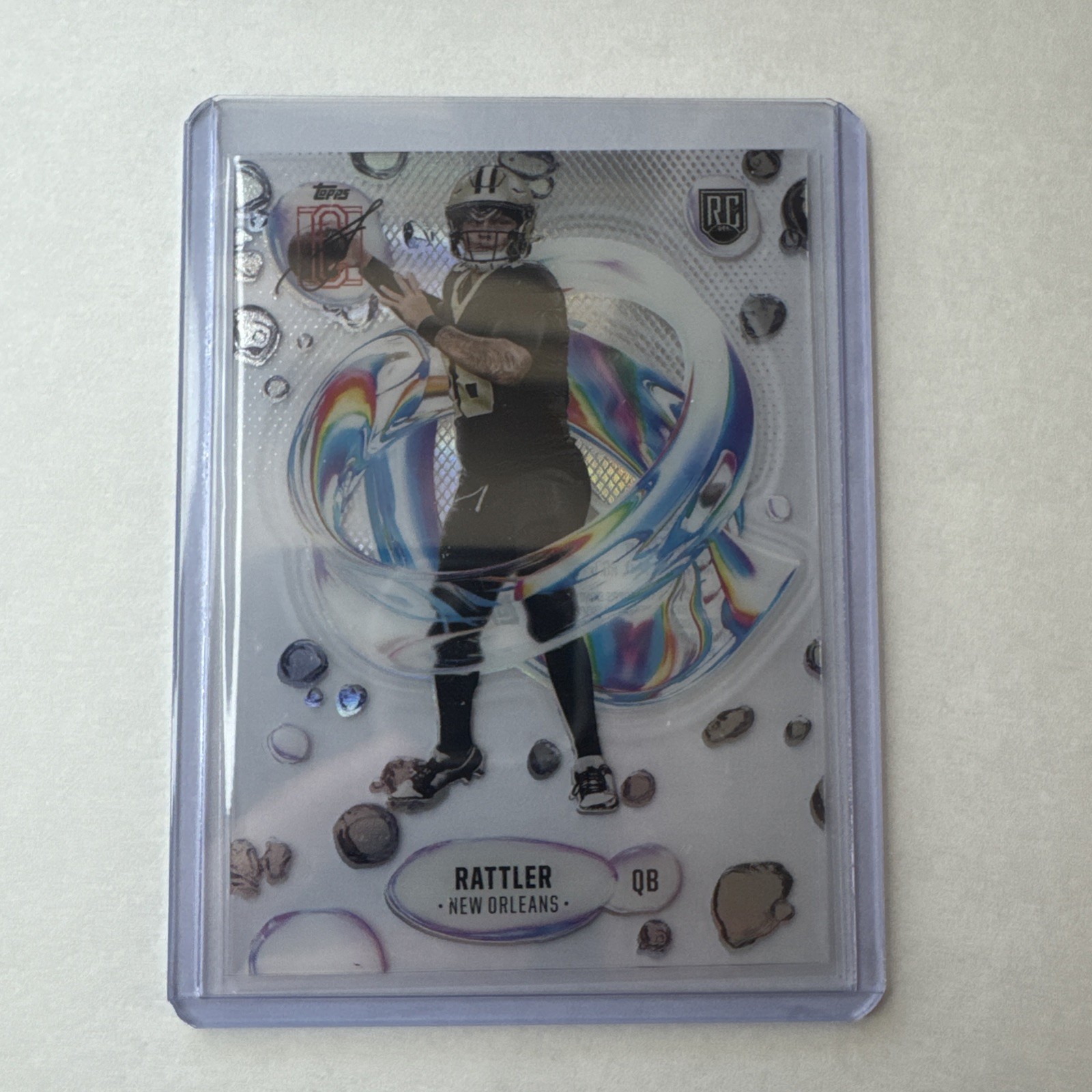 2024 Topps Signature Class Spencer Rattler Fluidity Acetate RC RARE SP - #F-5