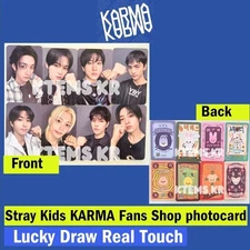 [on hand] Stray Kids KARMA pob photocard Lucky Draw Fans shop real touch qr