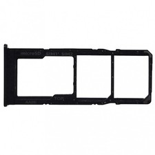 SIM TRAY FOR SAMSUNG GALAXY M02 M12 DUAL MICRO CARD ADAPTER BLACK BLACK