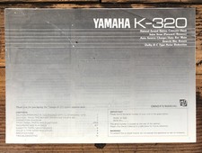Pioneer K-320 Cassette Owner / User Manual Original 