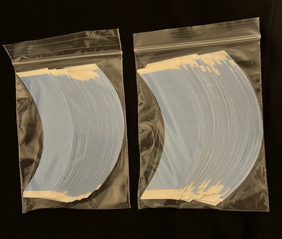 WALKER TAPE CC CONTOUR TAPE BLUE LINER DOUBLE SIDED- 72 PCS LACE WIGS HAIRPIECE. - Image 4 of 4