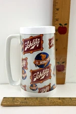 VTG Schlitz Beer Thermo-Serv Insulated Plastic Mug Cup 16oz Classic Beer