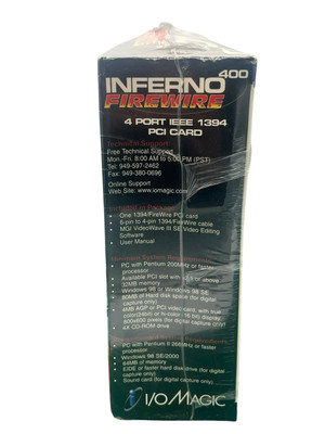 Brand New 4 Ports 1394 Firewire Inferno 400 PCI Controller Card