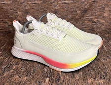 Flux Adapt Run Athletic Shoes Running Sneakers White/Neon Sunrise Men’s Sz 9.5