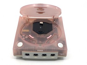 SEGA Dreamcast Hello Kitty Pink HKT-3000 Console w/ Controller & VMU Tested