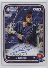 2024 Onyx Vintage Extended Auto Seaver King #VASEKI Auto 0j81