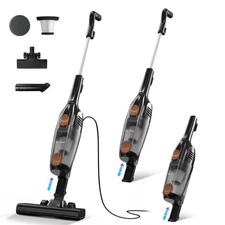 Handheld Corded Vacuum Cleaners 15Kpa Powerful Suction 600W Motor 2 in 1 Stick