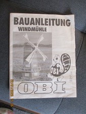 Bauanleitung Windmühle