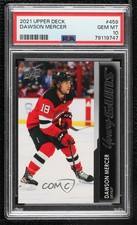 2021-22 Upper Deck Series 2 Young Guns Dawson Mercer #459 PSA 10 GEM MT 1zm