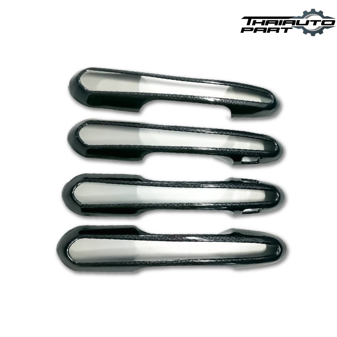 Fit Toyota Innova Zenix AG10 2023-2025 Set Door Handle Insert Cover Carbon
