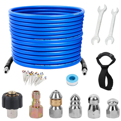 #ad #ad 50FT Sewer Jetter Kit for Pressure Washer 5800 PSI Water Jet Drain Cleaner Ho... $75.99