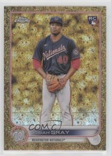 2022 Gilded Collection Gold Etch Mini-Diamond Refractor 7/50 Josiah Gray 6ns