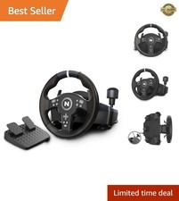 Drive Pro V200 Pc Gaming Racing Wheel With Pedals And Shifter Steering Wheel... Drive Pro V200 Pc Gaming Racing Wheel With Pedals And Shifter Steering Wheel...