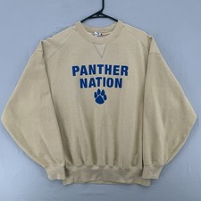 Vintage Pitt Panthers Nation Reverse Weave Adult 2XL Sweatshirt Pittsburgh