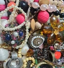 3 Lbs. Vintage to Modern Costume Jewelry Junk Tangled Estate Craft Lot (Lt # XX)