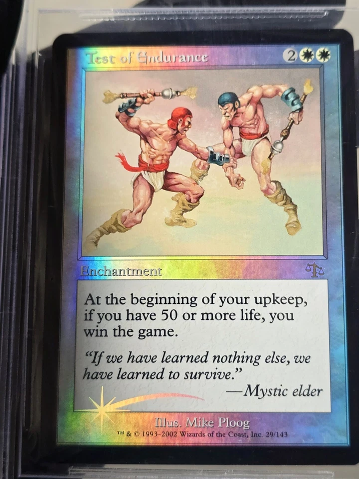 Test of Endurance 2002 Judgment Foil BGS 9 Mint MTG Rare – Subgrades 9.5/9.5/9/9 - Image 4 of 4