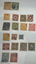 Japan Early Revenue Tax Fiscal stamps collection lot unlisted