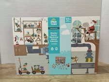 Little Town 24 Pieces Wooden Santa’s Workshop Advent Calendar