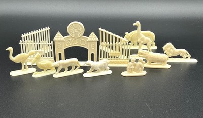 Alte Magarine Figuren - Wagners Zoo Zootiere - Vintage 50/60er Jahre