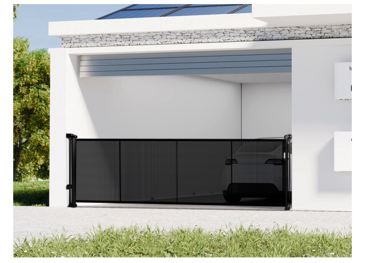 Retractable Baby Gate 120 Inch BTXON Extra Wide Mesh Baby Gates 41" Extra Tall