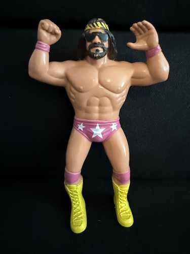 Rare LJN WWF Macho Man Randy Savage Purple Trunks ...