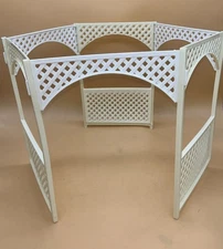 American Plastic Toys Inc Fashion Doll Gazebo Frame Vintage Very Rare Playset