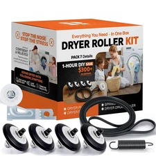 For LG Dryer Roller Kit 4581EL2002L Lg Dryer Drum Roller Kit Idler Pulley 458...