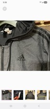 Women's Adidas Grey Hoodie Track Jacket