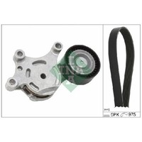 Keilrippenriemensatz FüR Ford C-MAX DM2 1.6 07 Bis 10 INA JN1Q6C301AA Neu